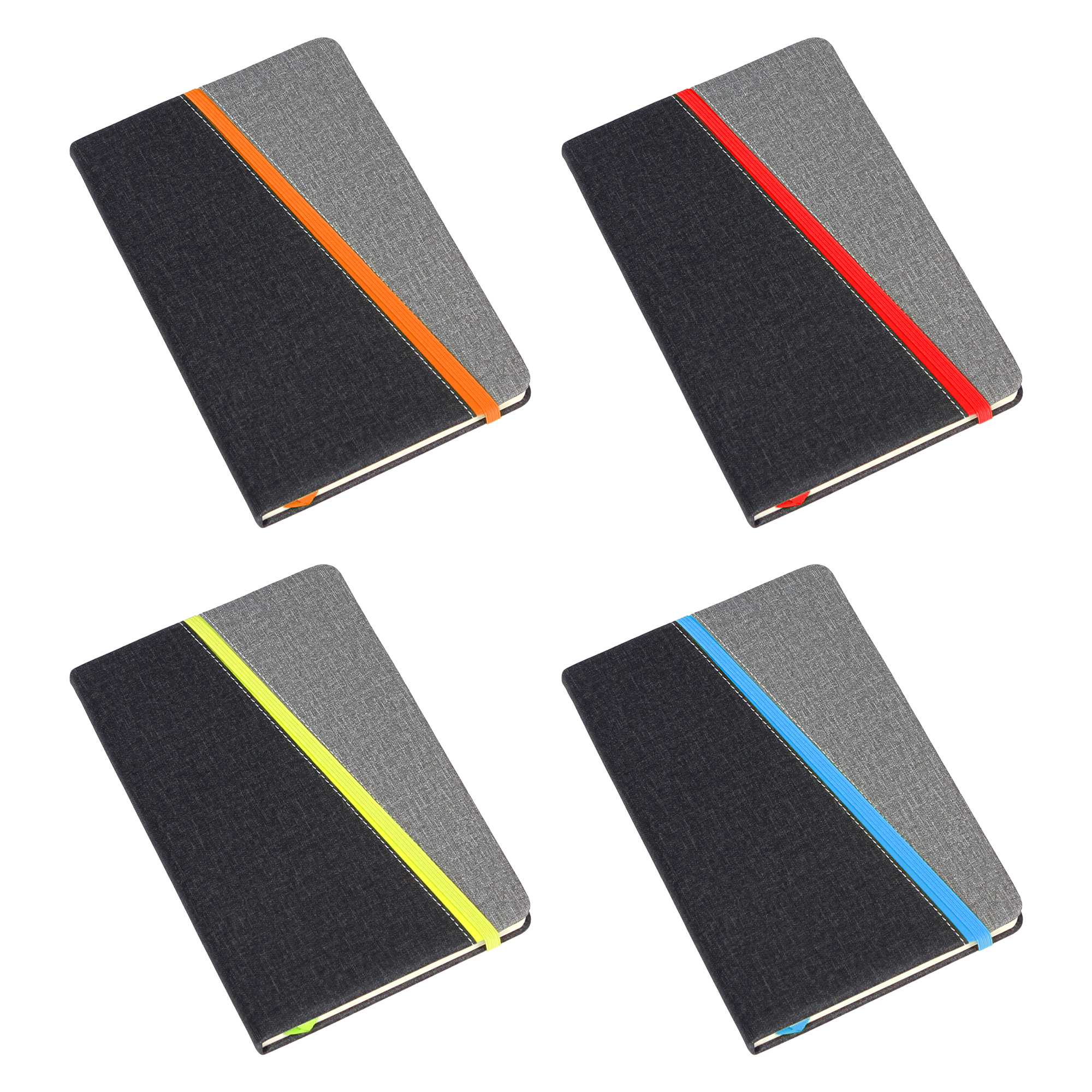 LIBRETA DE PASTA DURA CON RESORTE Y SEPARADOR E450